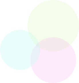 Different colored bubbles
